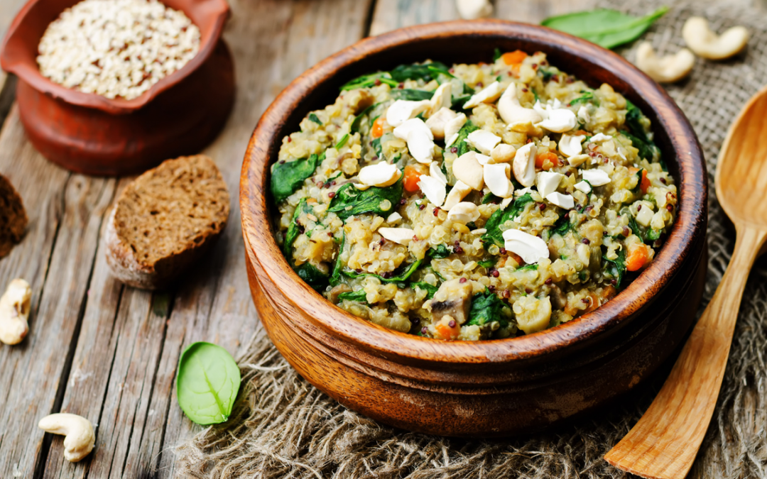 Quinoa ai funghi e verdure