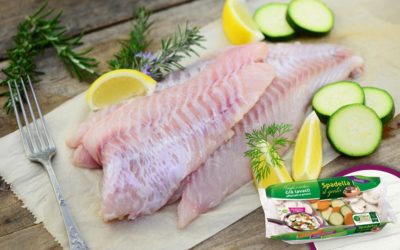 Filetto di pangasio con funghi e verdure