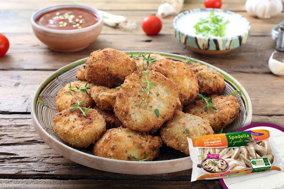 Polpette di funghi e fagioli