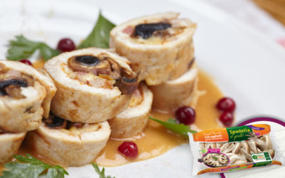 Petto di pollo ripieno ai funghi