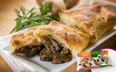 Mini strudel di funghi