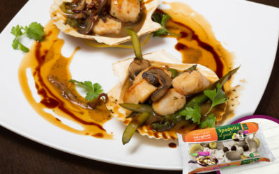 Capesante con funghi