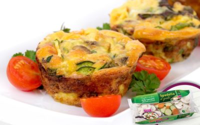 Muffin salati con Funghi e verdure Spadella il gusto