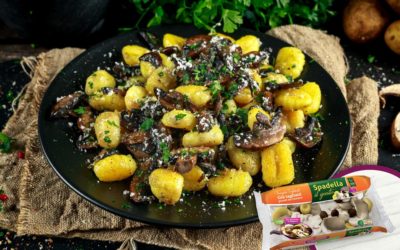Gnocchi di patate con Funghi Trifolati Spadella il gusto