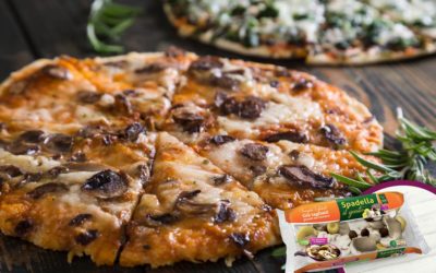 Pizza con Funghi Trifolati Spadella il gusto