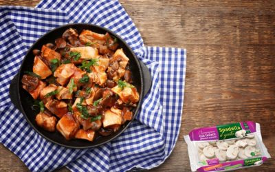Pollo alla cacciatora con Funghi Champignon Spadella il gusto