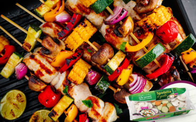 Spiedini di Ferragosto con Funghi e Verdure Spadella il Gusto