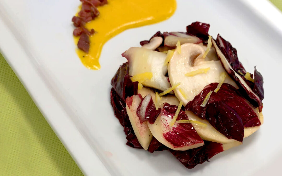 Insalata ai funghi champignon