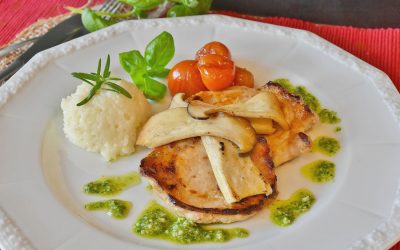 Scaloppine ai funghi champignons