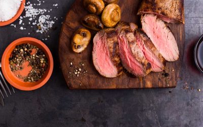 Roast beef con funghi