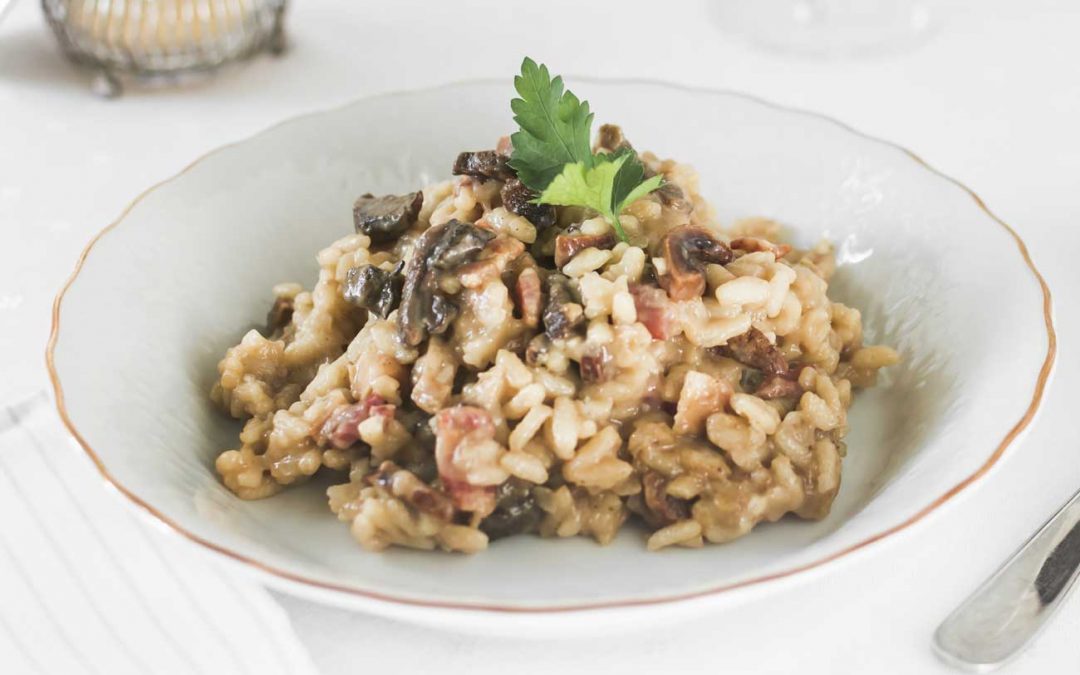 Risotto con funghi e mascarpone