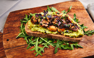 Avocado Toast ai funghi